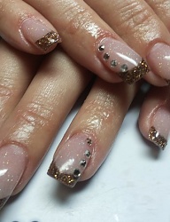 Paznokcie French Kwadratowe - 2451429