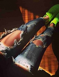 Moda Spodnie Jeansy - 1818387