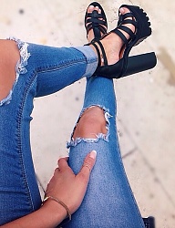 Moda Spodnie Jeansy - 2766579