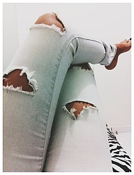 Moda Spodnie Jeansy - 1800120