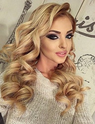 Fryzury Długie Na co dzień Kręcone Rozpuszczone Blond - 3094899