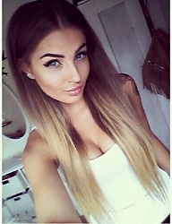Fryzury Długie Na co dzień Proste Rozpuszczone Blond - 3015797