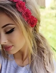 Fryzury Długie Na co dzień Proste Upięcie Blond - 3022018