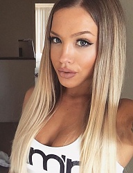 Fryzury Długie Na co dzień Proste Rozpuszczone Blond - 3098514