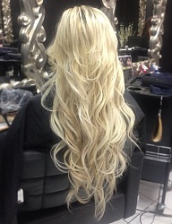 Fryzury Długie Na co dzień Kręcone Rozpuszczone Blond - 2106449