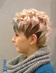 Fryzury Krótkie Na co dzień Kręcone Rozpuszczone Blond - 1567088