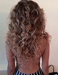 Fryzury Długie Na co dzień Kręcone Rozpuszczone Blond - 3015962