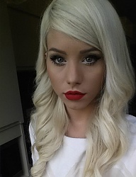 Fryzury Długie Na co dzień Kręcone Rozpuszczone Blond - 2122037