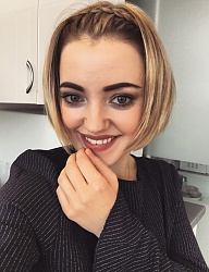 Fryzury Średnie Na co dzień Proste Warkocze Blond - 3186087