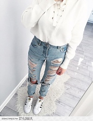 Moda Spodnie Jeansy - 3231309