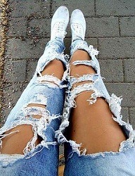 Moda Spodnie Jeansy - 1458167