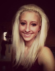 Fryzury Średnie Na co dzień Proste Upięcie Blond - 2343774