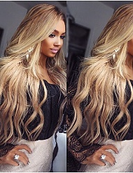 Fryzury Długie Na co dzień Kręcone Rozpuszczone Blond - 3036693