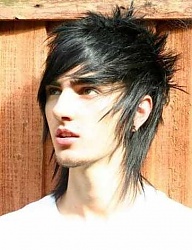Fryzury Średnie Alternatywne EMO - 83367
