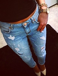 Moda Spodnie Jeansy - 2826694