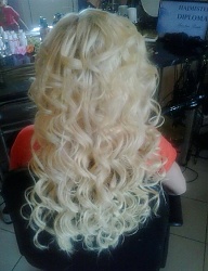 Fryzury Długie Na co dzień Kręcone Rozpuszczone Blond - 2165458