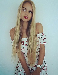 Fryzury Długie Na co dzień Proste Rozpuszczone Blond - 3053600