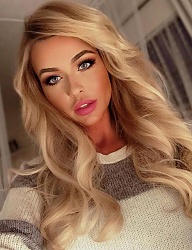 Fryzury Długie Na co dzień Kręcone Rozpuszczone Blond - 3075449