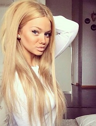 Fryzury Długie Na co dzień Proste Rozpuszczone Blond - 3005588