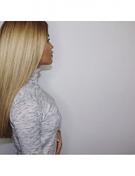Fryzury Długie Na co dzień Proste Rozpuszczone Blond - 3090780