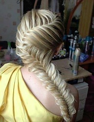 Fryzury Długie Na co dzień Proste Warkocze Blond - 2388463