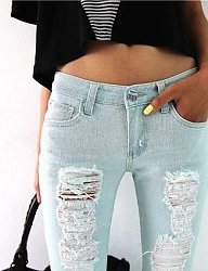 Moda Spodnie Jeansy - 1262062