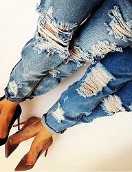 Moda Spodnie Jeansy - 2782916