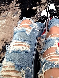 Moda Spodnie Jeansy - 1845811