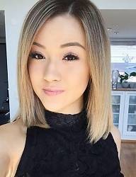 Fryzury Średnie Na co dzień Proste Rozpuszczone Blond - 3038355