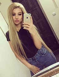 Fryzury Długie Na co dzień Proste Rozpuszczone Blond - 3056753