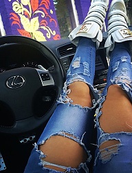 Moda Spodnie Jeansy - 2805907