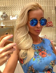 Fryzury Średnie Na co dzień Kręcone Rozpuszczone Blond - 2976908