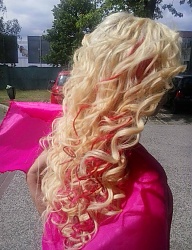 Fryzury Długie Na co dzień Kręcone Rozpuszczone Blond - 2165460