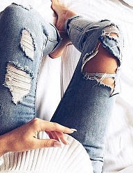 Moda Spodnie Jeansy - 2908796