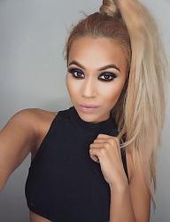 Fryzury Długie Na co dzień Proste Upięcie Blond - 3083651