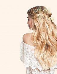 Fryzury Długie Na co dzień Kręcone Rozpuszczone Blond - 3236074