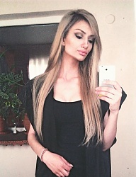 Fryzury Długie Na co dzień Proste Rozpuszczone Blond - 3012191