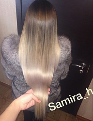 Fryzury Długie Na co dzień Proste Rozpuszczone Blond - 3103393