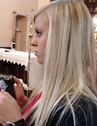Fryzury Długie Na co dzień Proste Rozpuszczone Blond - 2387595
