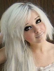 Fryzury Długie Alternatywne EMO Blond - 1337575