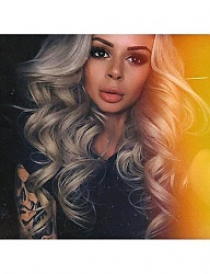 Fryzury Długie Na co dzień Kręcone Rozpuszczone Blond - 3149602