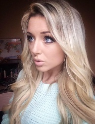 Fryzury Długie Na co dzień Kręcone Rozpuszczone Blond - 3114015