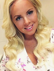 Fryzury Średnie Na co dzień Kręcone Rozpuszczone Blond - 3098730
