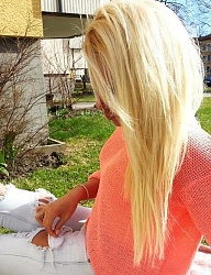 Fryzury Długie Na co dzień Proste Rozpuszczone Blond - 2406420