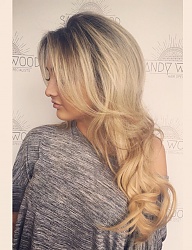 Fryzury Długie Na co dzień Kręcone Rozpuszczone Blond - 3162408