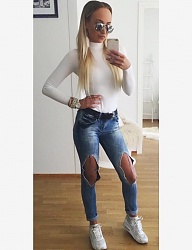 Moda Spodnie Jeansy - 3168483