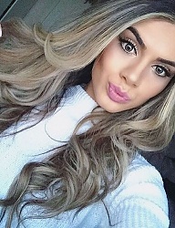 Fryzury Długie Na co dzień Kręcone Rozpuszczone Blond - 3075844