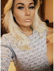 Fryzury Średnie Na co dzień Kręcone Rozpuszczone Blond - 2999350