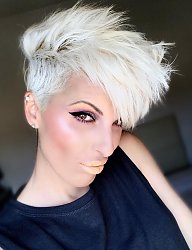 Fryzury Krótkie Na co dzień Proste Rozpuszczone Blond - 3270545