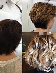 Fryzury Krótkie Na co dzień Kręcone Rozpuszczone Blond - 3231732